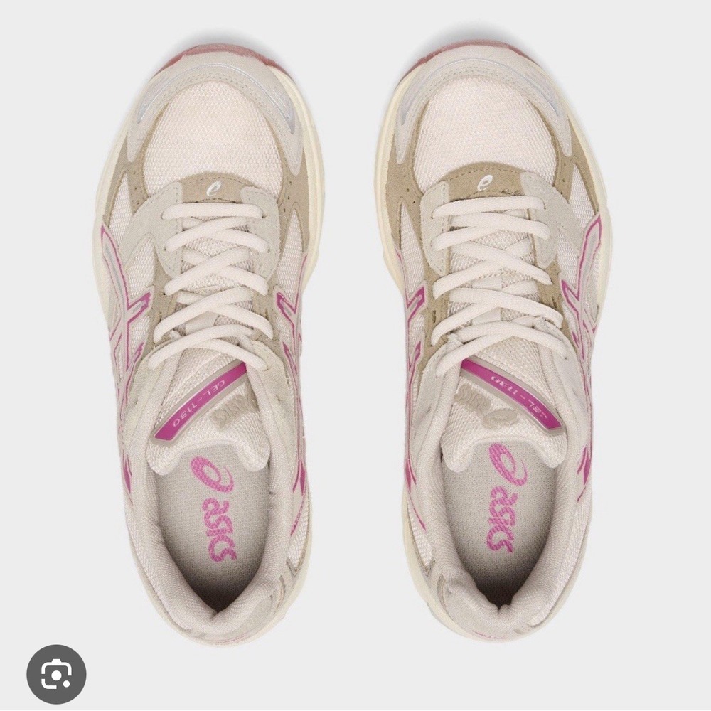 ASICS GEL-1130 Women's Running Sneakers Oatmeal/Peyote‎ Retro Trainer Size 7 NIB - Picture 2 of 7